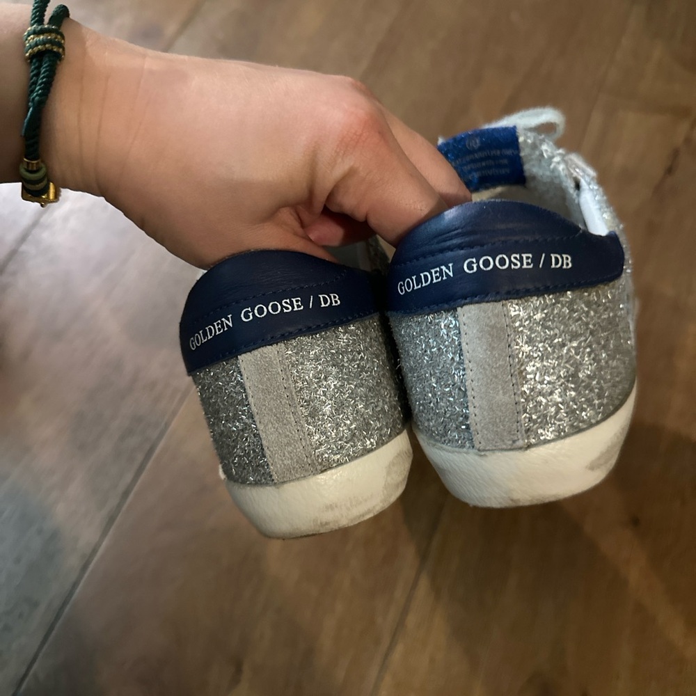 Golden goose glitter sneaker, very gently worn